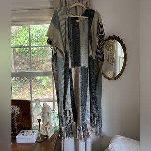 Free people side tie knit cardigan